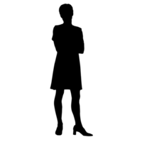 persone silhouette sovrapposizione. forma e forme. grafico risorsa e sfondo. png