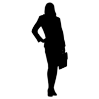 persone silhouette sovrapposizione. forma e forme. grafico risorsa e sfondo. png