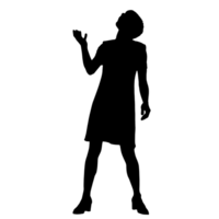 persone silhouette sovrapposizione. forma e forme. grafico risorsa e sfondo. png