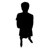 persone silhouette sovrapposizione. forma e forme. grafico risorsa e sfondo. png