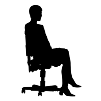 persone silhouette sovrapposizione. forma e forme. grafico risorsa e sfondo. png