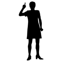 persone silhouette sovrapposizione. forma e forme. grafico risorsa e sfondo. png