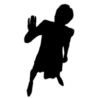 persone silhouette sovrapposizione. forma e forme. grafico risorsa e sfondo. png