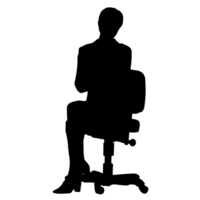 persone silhouette sovrapposizione. forma e forme. grafico risorsa e sfondo. png