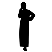 persone silhouette sovrapposizione. forma e forme. grafico risorsa e sfondo. png