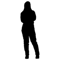 People silhouette overlay. Shape and shapes. Graphic resource and backdrop. PNG