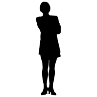 persone silhouette sovrapposizione. forma e forme. grafico risorsa e sfondo. png