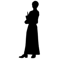 persone silhouette sovrapposizione. forma e forme. grafico risorsa e sfondo. png