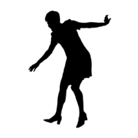 persone silhouette sovrapposizione. forma e forme. grafico risorsa e sfondo. png