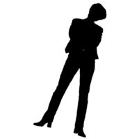 persone silhouette sovrapposizione. forma e forme. grafico risorsa e sfondo. png