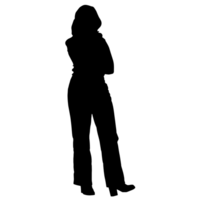 People silhouette overlay. Shape and shapes. Graphic resource and backdrop. PNG