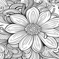 Mindful Patterns Coloring vector