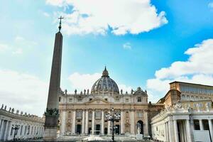 the vatican and the basilica of st peter photo