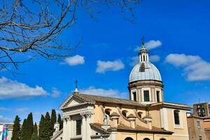 a church with a steeple on top of it photo