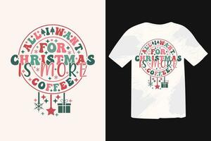 Funny Christmas Wine T-shirt Design. Funny Christmas Quotes, Winter Quote, Christmas Saying, Holiday EPS T-shirt Design vector