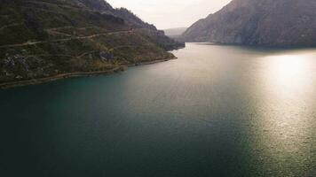 oymapinar lago, pavo. verde cañón en manavgat región, pavo. video