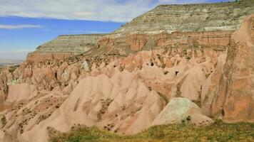 Scenic view of Red valley in Cappadocia region. video