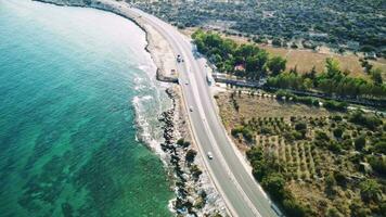 Road trip along the mountainous and coastal roads and serpentines of Turkey. video