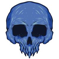 Skull Monster Alien Illstration vector