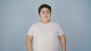 He's a boy with a fussy and time pressure. video