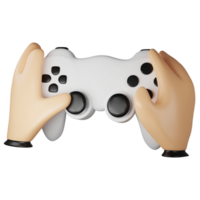 spela spel förbi joystick ClipArt platt design ikon isolerat på transparent bakgrund, 3d framställa underhållning och gaming begrepp png