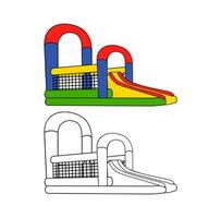 Bounce House Design Illustration vector