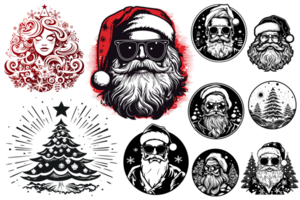 magnifique joyeux Noël clipart - ai génératif png