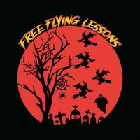 Free flying lessons 2 vector