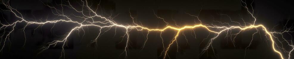 flat thunder lightning texture. Generative AI photo