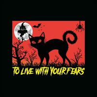 To live with your fears 10 vector