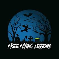 Free flying lessons 5 vector