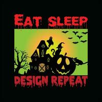 Eat sleep design repeat 9 vector