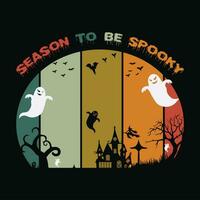 Season to be spooky 2 vector