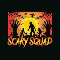 Scary squad 8 vector