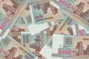 Belarusian banknotes. Close up money from Belarus. Belarusian ruble.3D render photo