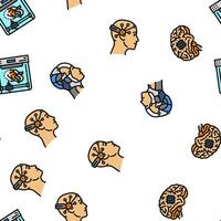 future techology digita modern vector seamless pattern