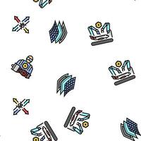 aeronautical engineer aircraft vector seamless pattern