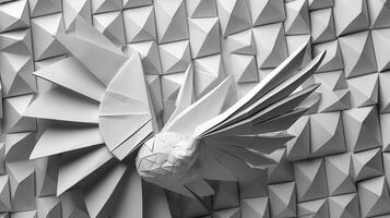 origami japanese style Generative AI photo