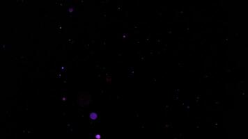 Purple dust particles motion floating in the air. Organic cinematic effects background Macro Slow Motion RED camera. video