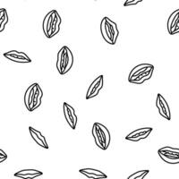 mouth character animation vector seamless pattern