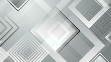 Abstract elegant gray and white squares pattern background vector