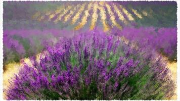 Abstract Impressionism Nature Landscape Digital Painting photo