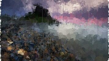 Abstract Impressionism Nature Landscape Digital Painting photo