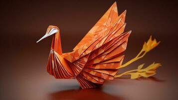 origami japonés estilo generativo ai foto