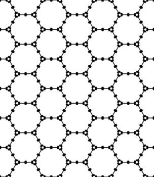 patrón abstracto sin costuras en blanco y negro. fondo y telón de fondo. diseño ornamental en escala de grises. vector