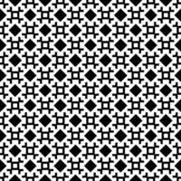 Black and white seamless abstract pattern. Background and backdrop. Grayscale ornamental design. vector