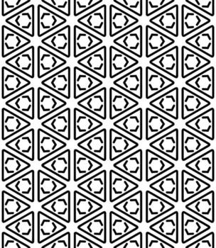 Black and white seamless abstract pattern. Background and backdrop. Grayscale ornamental design. vector