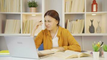 The Female student who remembers the Bad Moment. video