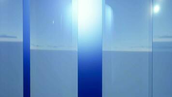 Abstract background of digital wide horizon with glass sheets video