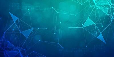 Digital technology speed connect blue green background, cyber nano information, abstract communication, innovation future tech data, internet network connection, Ai big data, lines dots illustration vector
